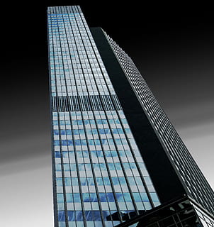 skyscraper, frankfurt, building, facade, architecture, glass HD wallpaper