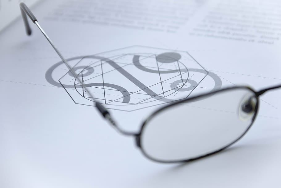 eyeglasses with black frames, macro, vision, read, book, magazine HD wallpaper