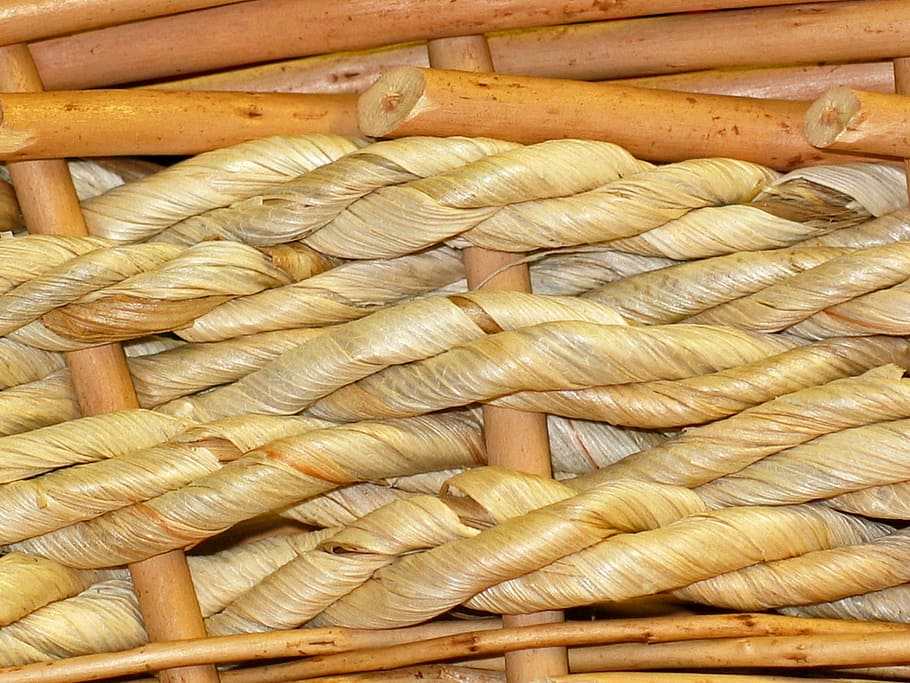 basket, braid, background, woven, texture, natural material HD wallpaper