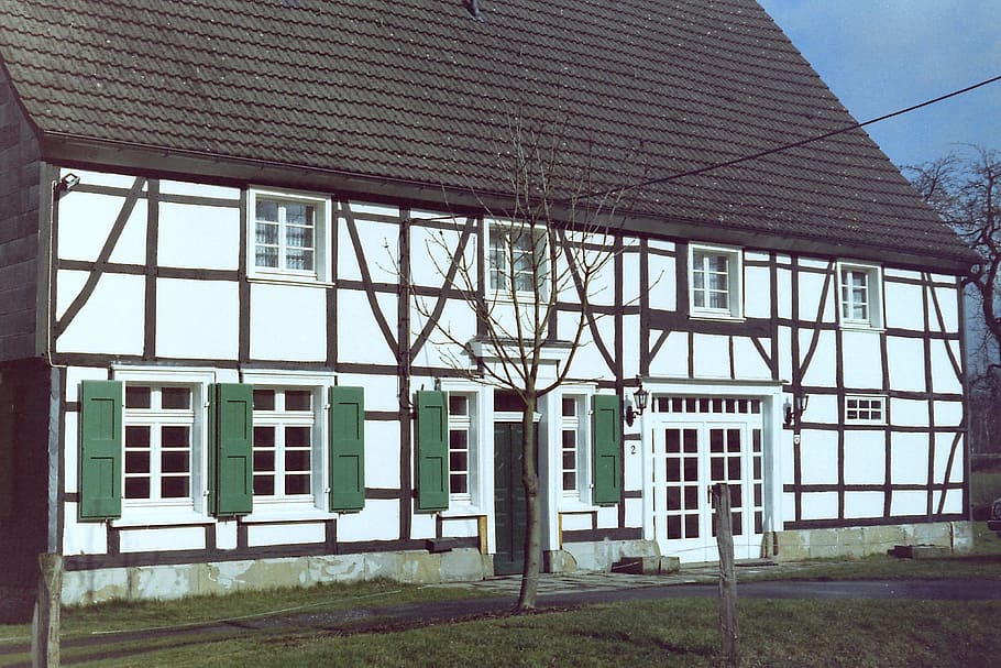 Truss, Home, Facade, Down, Mountain, down mountain, historically HD wallpaper