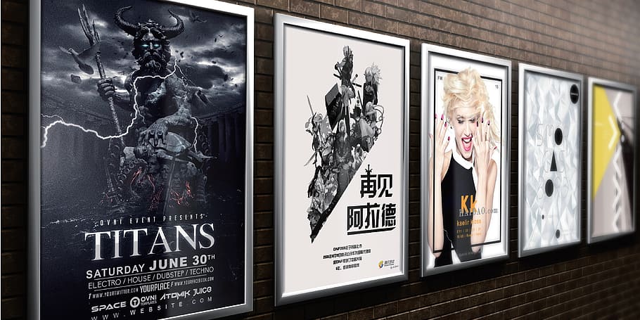 poster, posters, wall, representation, human representation HD wallpaper