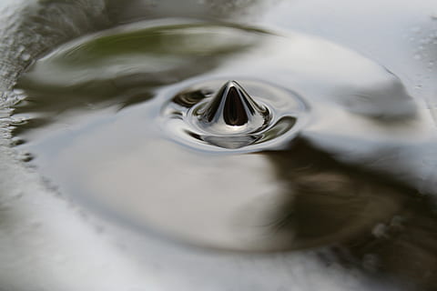 liquid, ferrofluid, spike, macro, magnet, shiny, industrial HD wallpaper