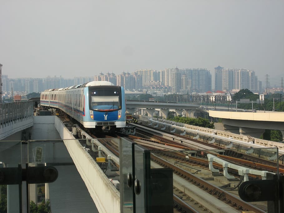 Guangzhou, Metro, Canton, Train, transportation, subway, city, HD wallpaper