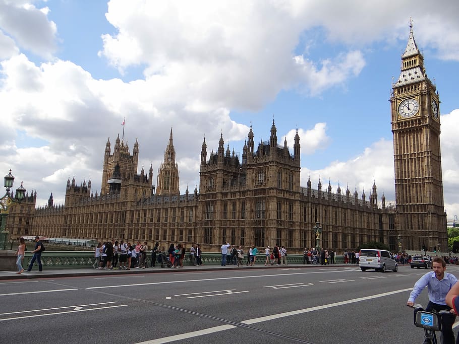 Westminster Palace, Big Ben, London, Landmark, england, parliament, HD wallpaper