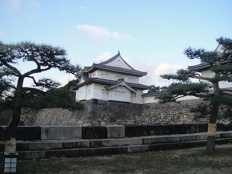 castle, japan, architecture, nippon, building, historical, history, HD wallpaper