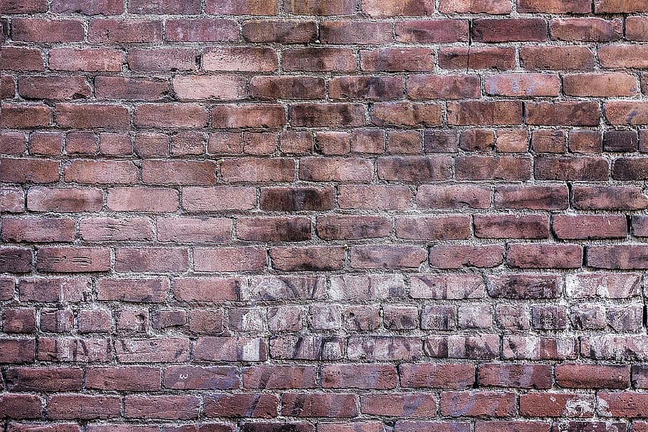 red concrete wall, background, texture, brick, urban, brick texture HD wallpaper