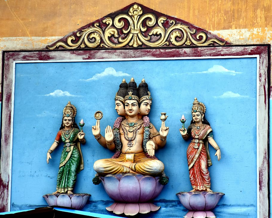 HD wallpaper: Brahma, Madurai, Meenakshi Amman Temple ...