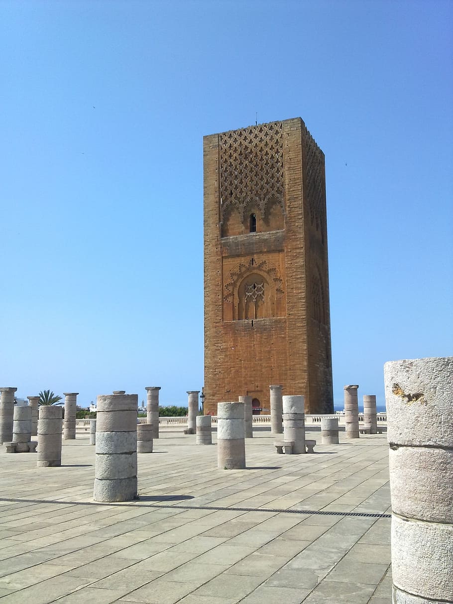 falls, morocco, hassan, architecture, built structure, sky HD wallpaper
