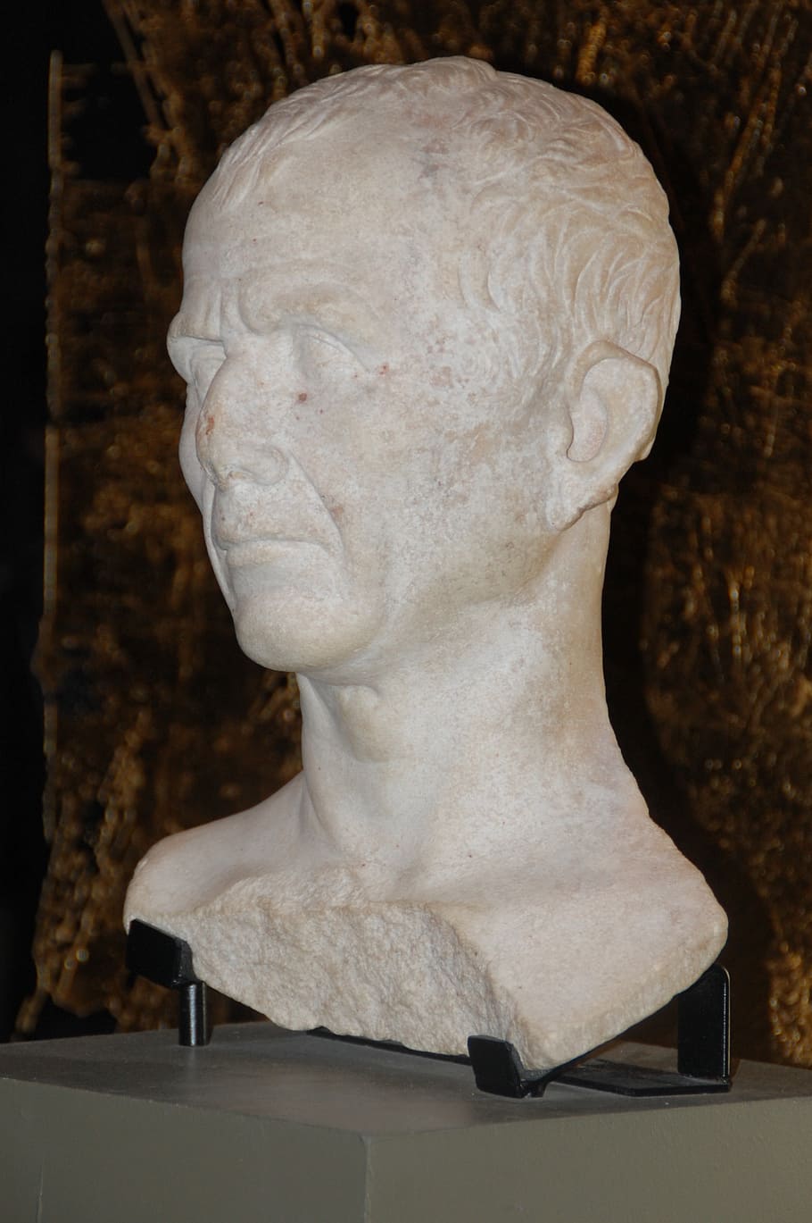 caesar, bust, arles, antique, vestige, romans, archaeology HD wallpaper