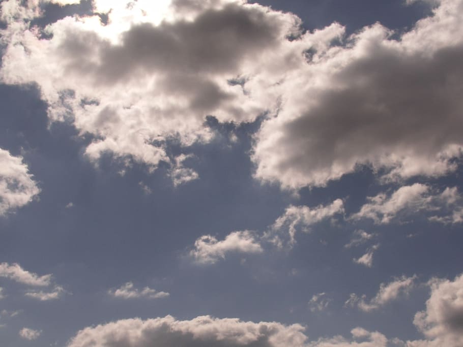 clouds, sky, blue, mood, clouds form, weather, nature, cloud - Sky HD wallpaper