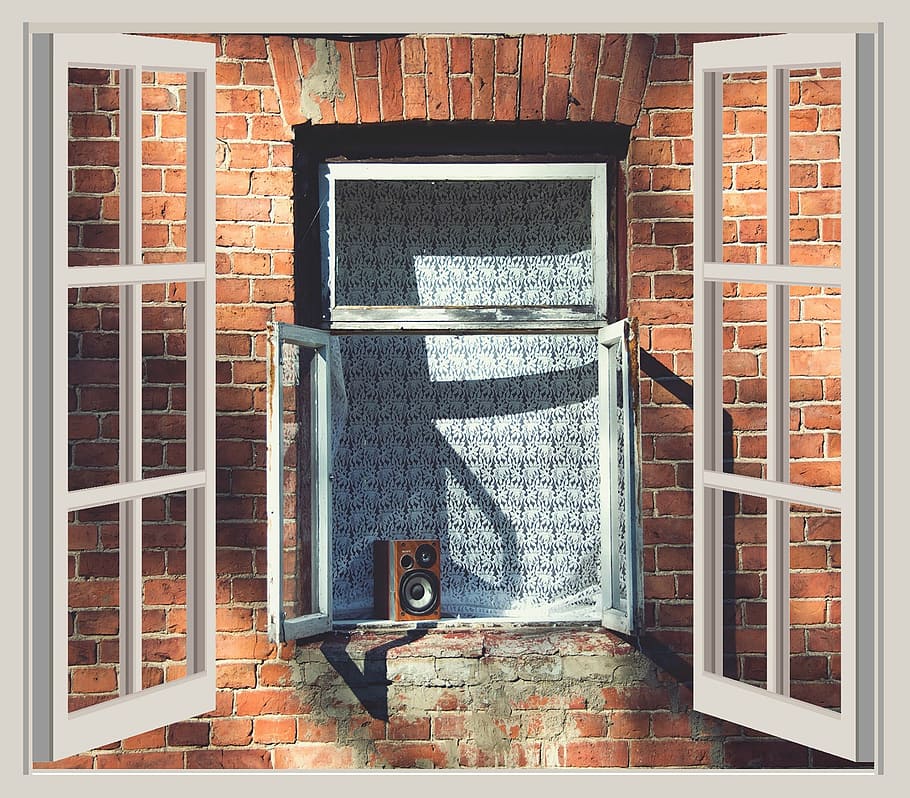 window, wall, building, brick, openly, brickwork, wall house HD wallpaper