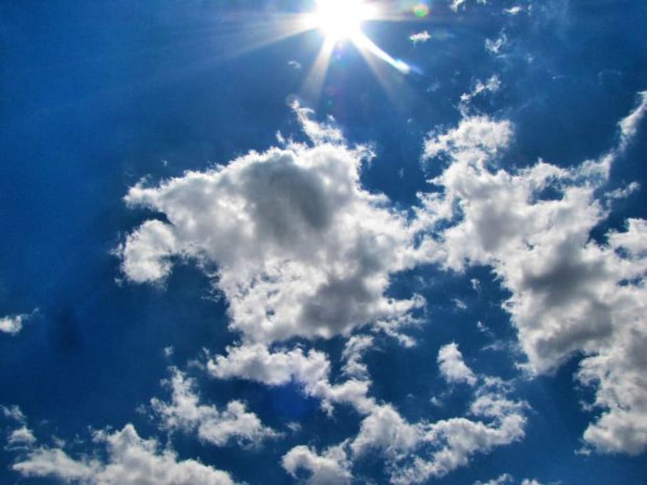 white clouds, Sky, Outdoors, Scenic, Tranquil, stratosphere HD wallpaper
