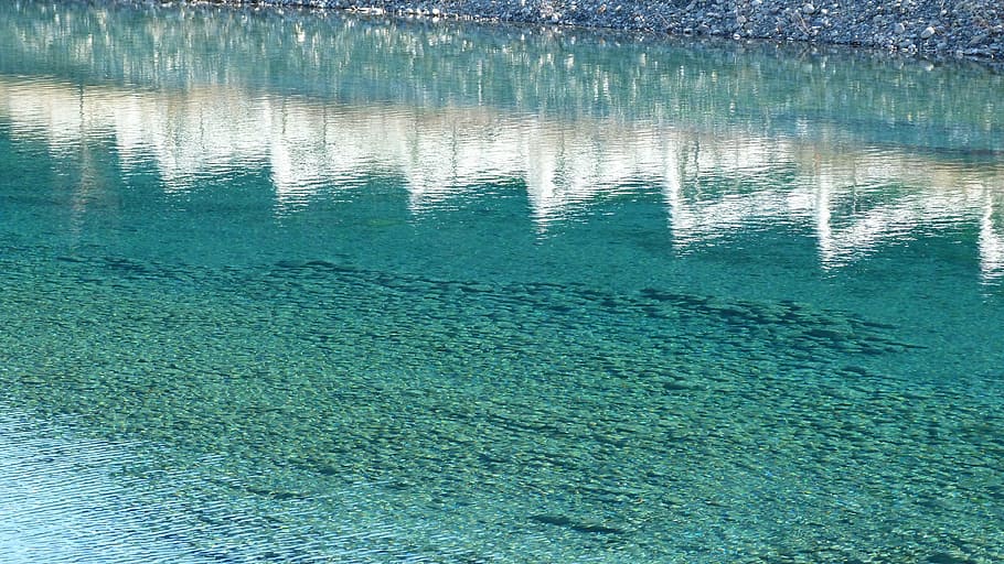 lake, nature, water, reflections, landscape, transparency, landscapes HD wallpaper