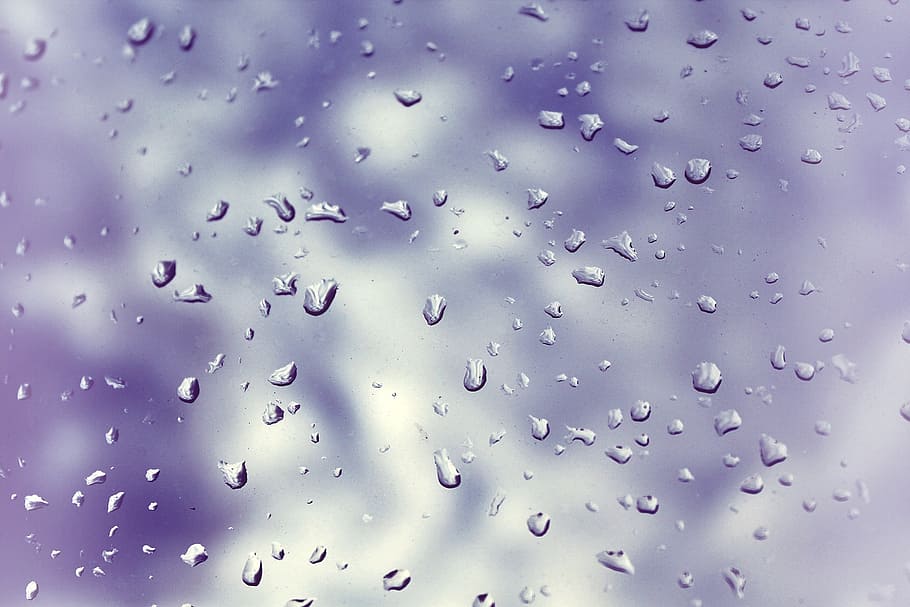 water droplets on glass panel, raindrop, window pane, disc, drop-running, HD wallpaper