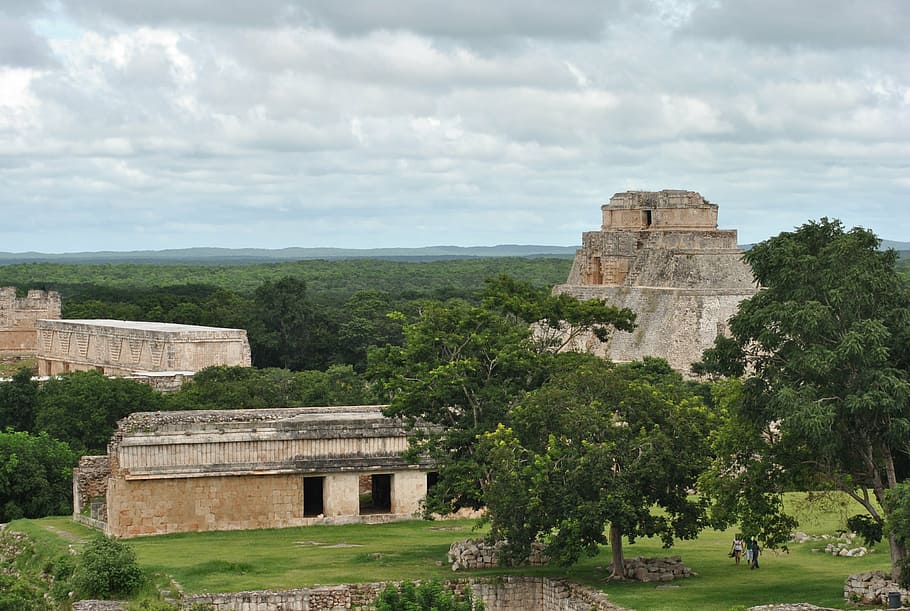 chichen itza, monument, ruin, temple, ancient, aztec, mayan HD wallpaper