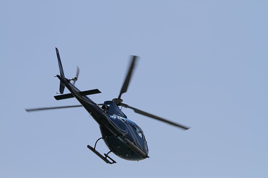 helicopter, scenic flight, air vehicle, sky, mode of transportation HD wallpaper