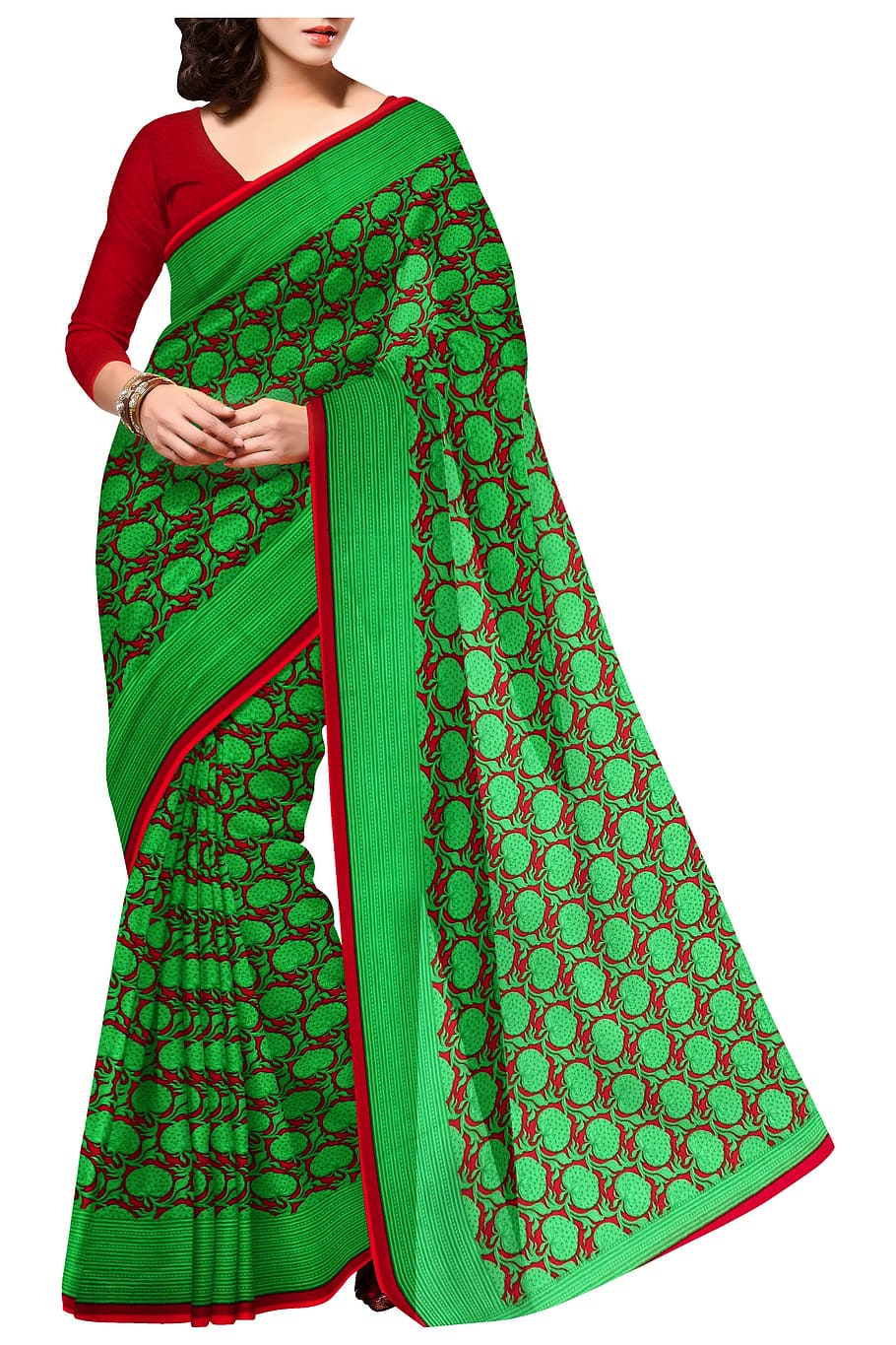 HD wallpaper: saree, indian, ethnic, clothing, fashion, silk, dress, woman  | Wallpaper Flare