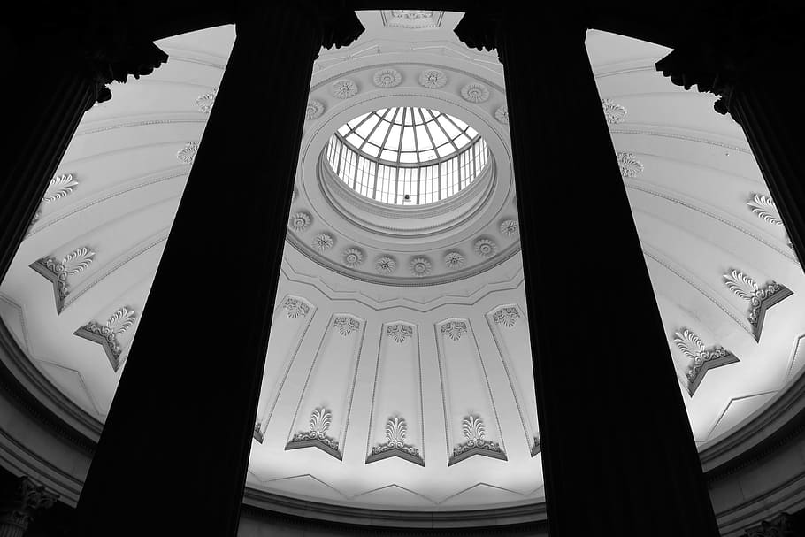 architecture, building, infrastructure, hall, dome, ceiling HD wallpaper