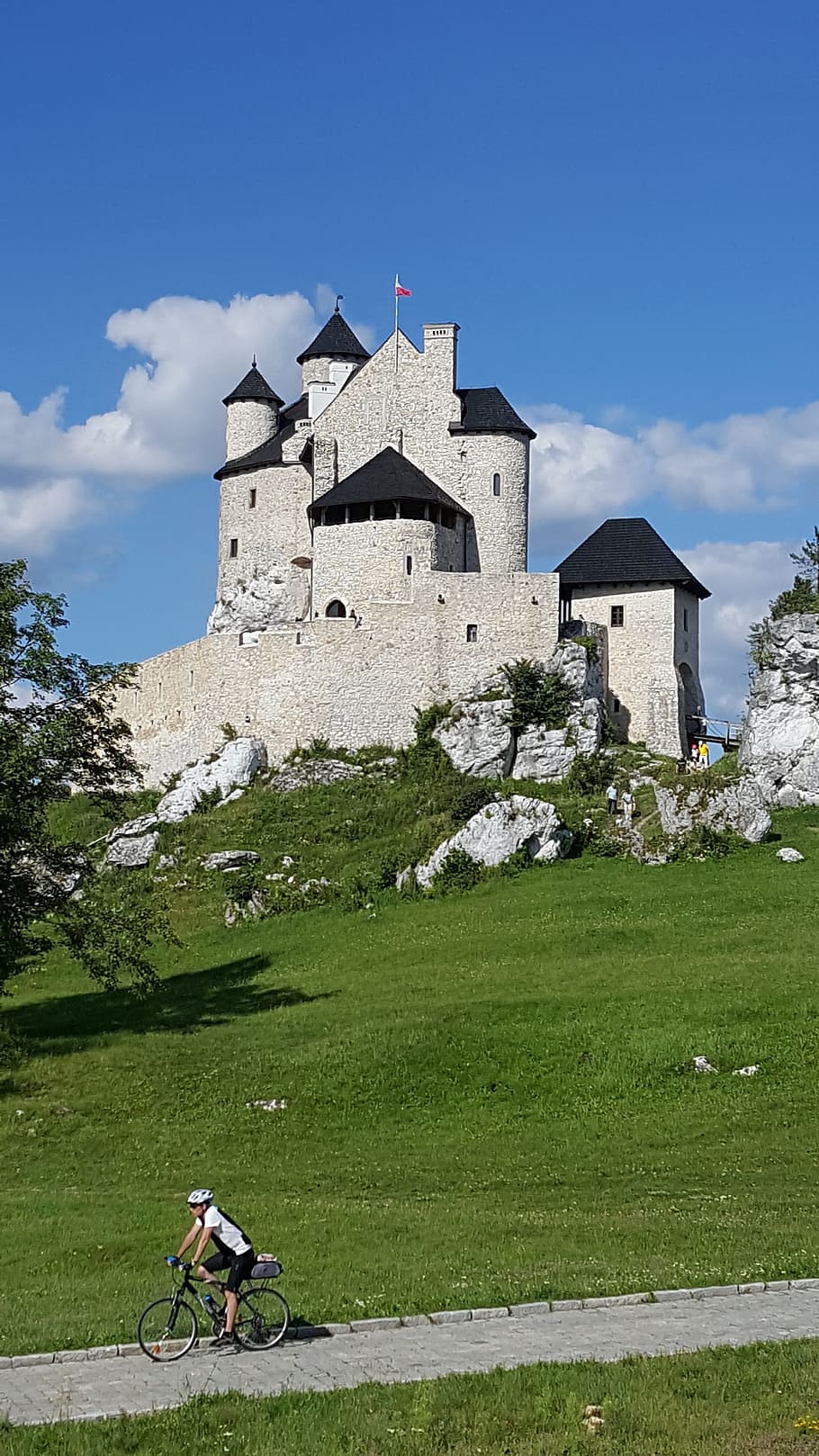 castle, bobolice, poland, architecture, built structure, building exterior HD wallpaper