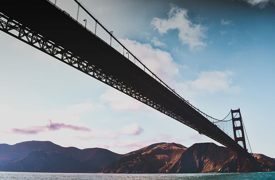 Water Under the Bridge, Golden Gate Bridge at daytime, landscape HD wallpaper