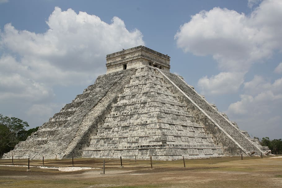 Mexico, Chic, Itzá, Mayan Culture, chic itzá, pyramid, history, HD wallpaper