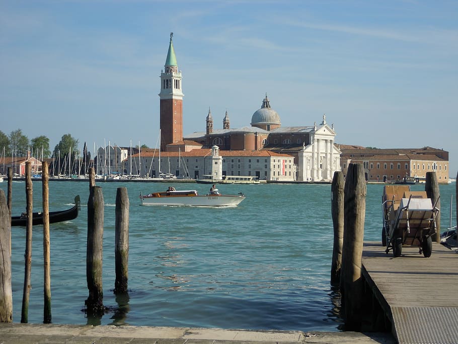 venice, water, gondolas, venice - Italy, canal, architecture HD wallpaper