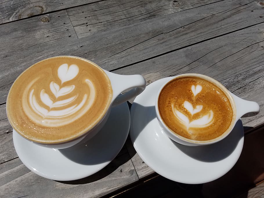 coffee, table, latte, refreshment, coffee - drink, cup, mug HD wallpaper