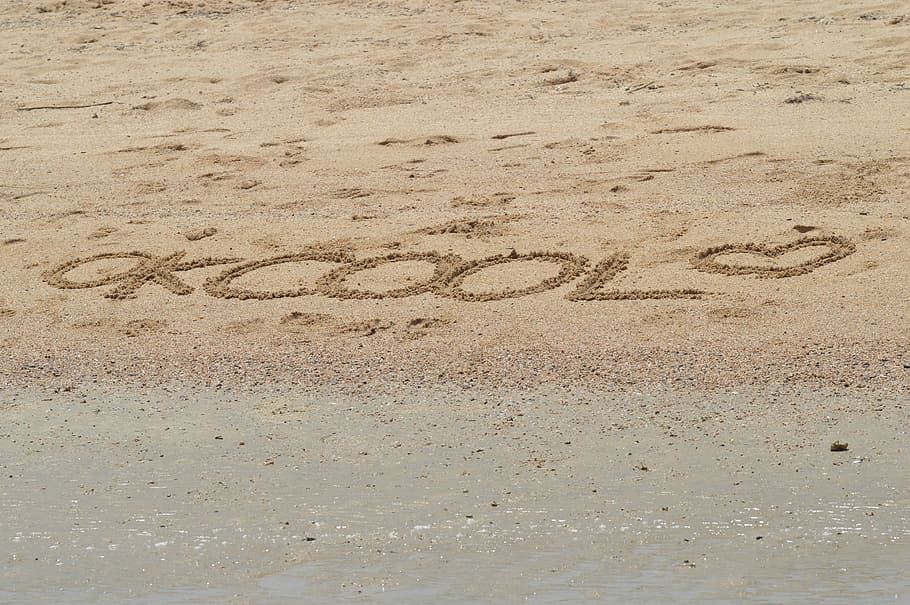 sand, text, beach, holiday, vacation, summer, sea, sun, coast HD wallpaper