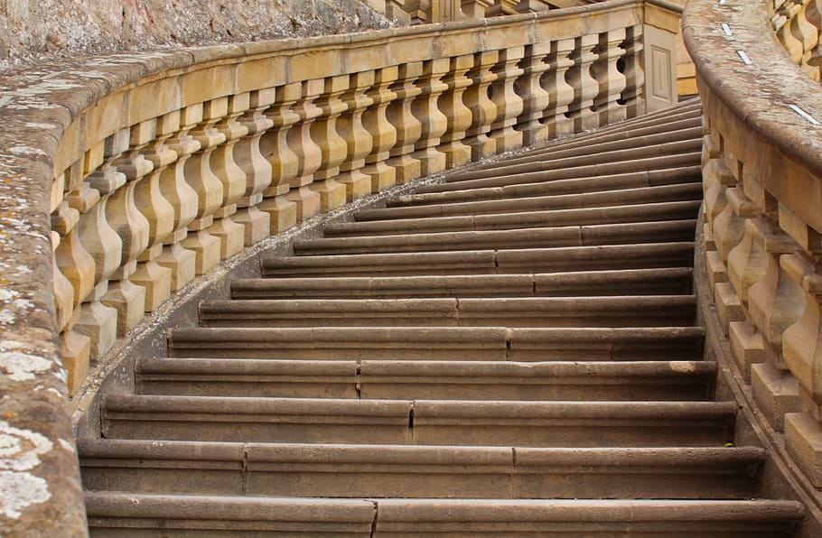 Stairs, Emergence, gradually architecture, staircase, steps HD wallpaper