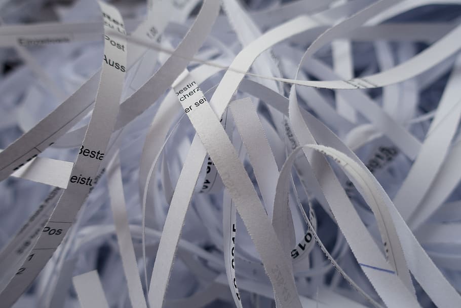 white paper scraps, shredder, mechanically, device, grinder HD wallpaper