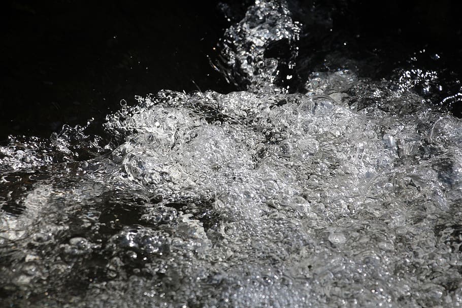 water, source, water source, river, mountain, nature, drop HD wallpaper