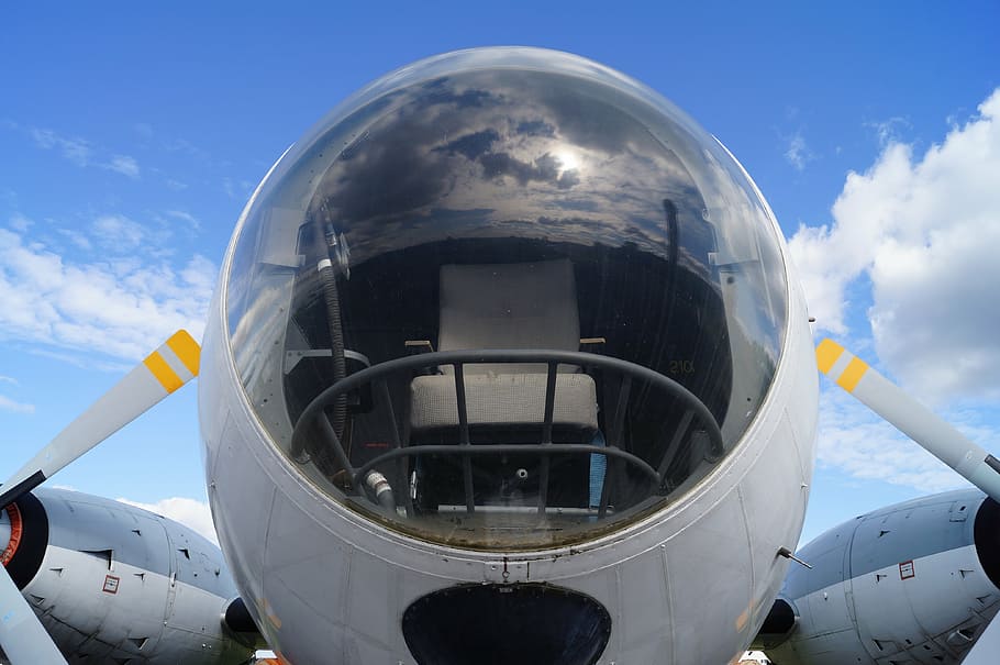 aircraft, cabin, sky, propeller, air vehicle, airplane, transportation HD wallpaper