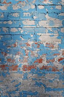 blue and gray brick wall, background, brickwork, wall building HD wallpaper