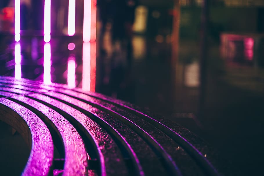 light, night, blur, close-up, pink color, no people, architecture HD wallpaper