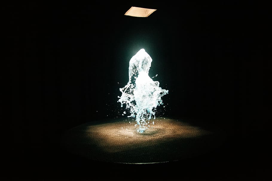 Water splash, abstract, black Color, dark, backgrounds, black background HD wallpaper