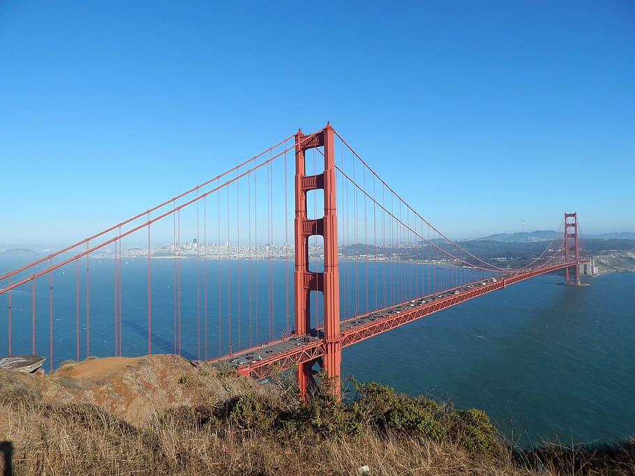 bridge, golden, gate, san, francisco, california, bay, landmark HD wallpaper