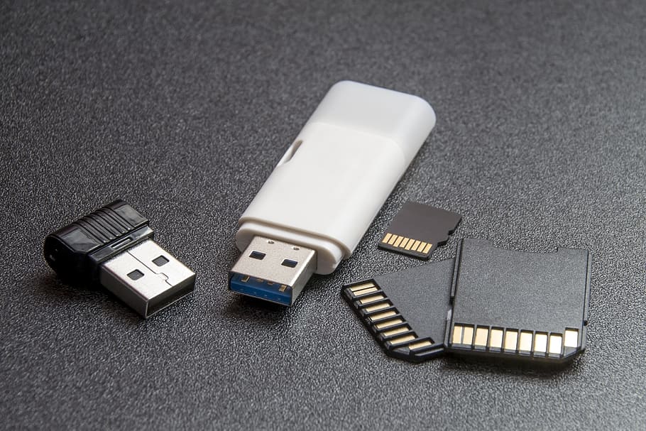 flash drive and micro SD cards, computer accessories, computers, HD wallpaper