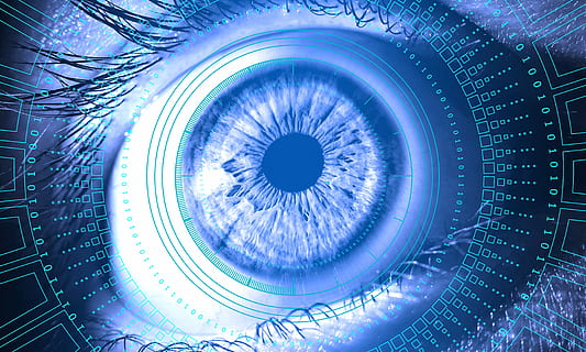 macro photography of eye, information, technology, digital HD wallpaper