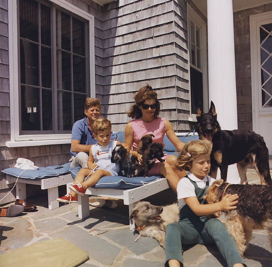 John Kennedy Family, Jacqueline, caroline, john junior, 35th president