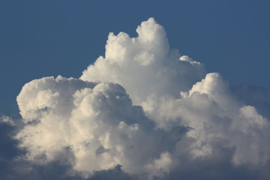 Sky, Clouds, Form, clouds form, blue, nature, weather, air HD wallpaper
