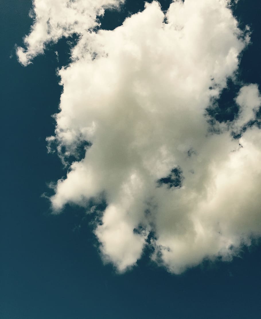 Cloud, Clouds, Form, Sky, clouds form, the sky, landscape, blue HD wallpaper