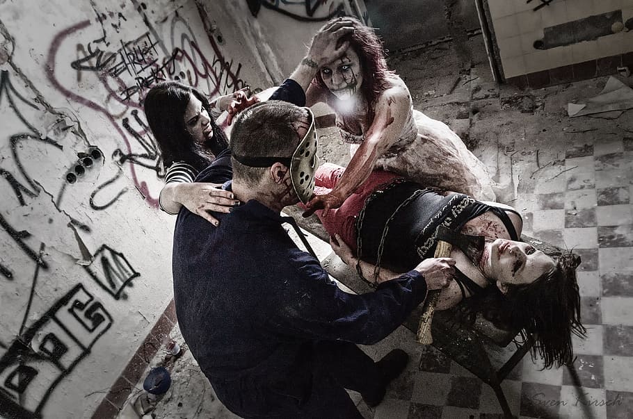 man, mask, zombie, murder, manslaughter, horror, undead, monster HD wallpaper
