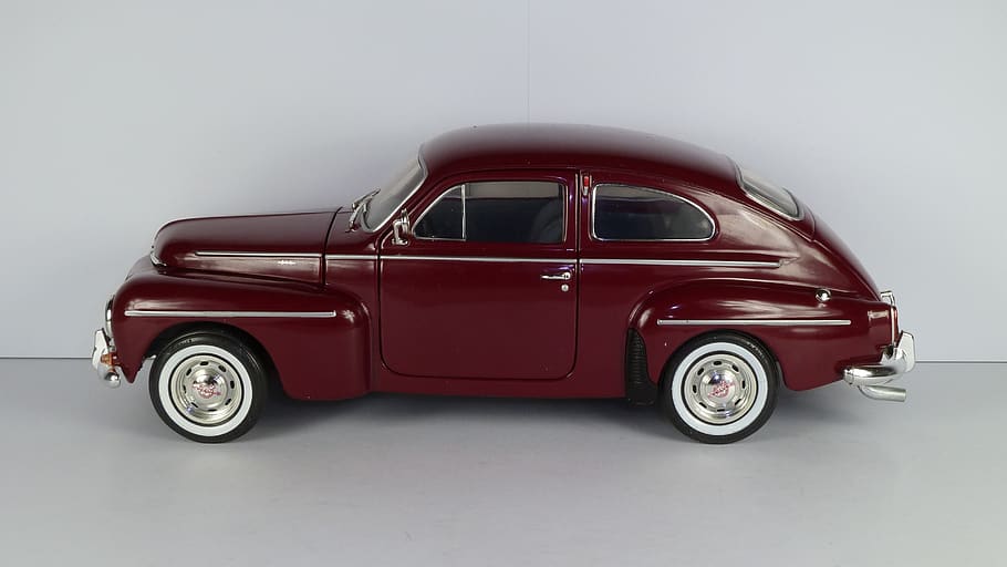 volvo, pv 544, sedan, 1958, pv544, 1x18, model car, revell