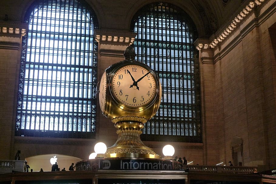 Clock, Time, Time, time indicating, clock face, indoors, travel destinations HD wallpaper