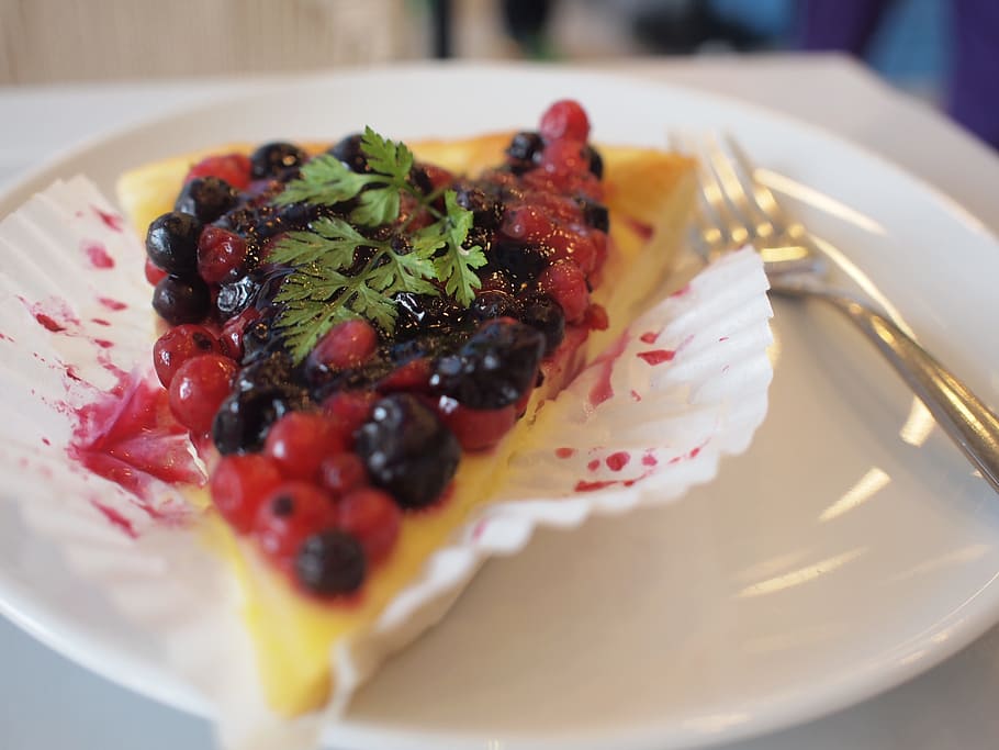 dessert, tart, raspberry, food, food and drink, ready-to-eat HD wallpaper