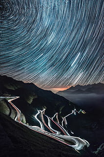 time lapse of road, timelapse painting of road, wallpaper, android wallpapers HD wallpaper