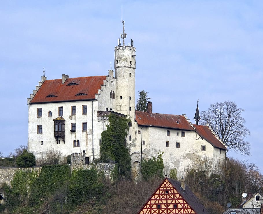 Summit, Castle, Middle Ages, summit castle, gößweinstein, HD wallpaper