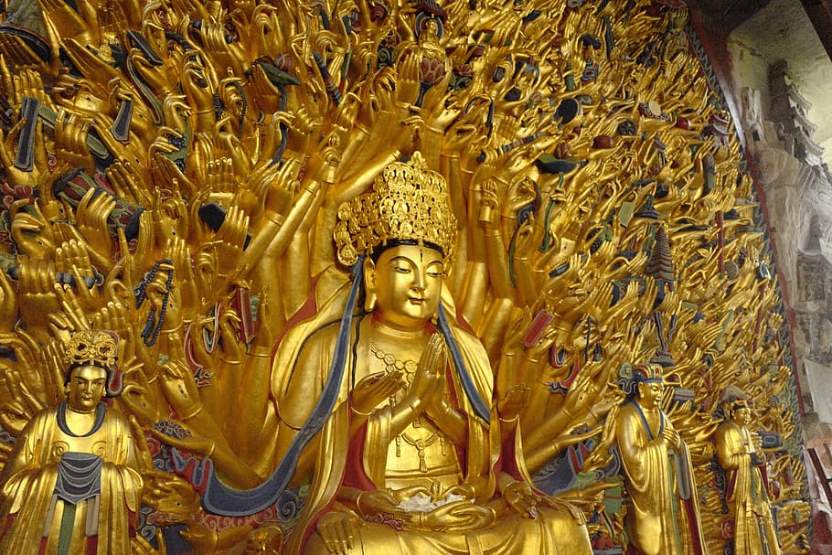 chongqing, sciopody, bodhisatva, human representation, art and craft HD wallpaper