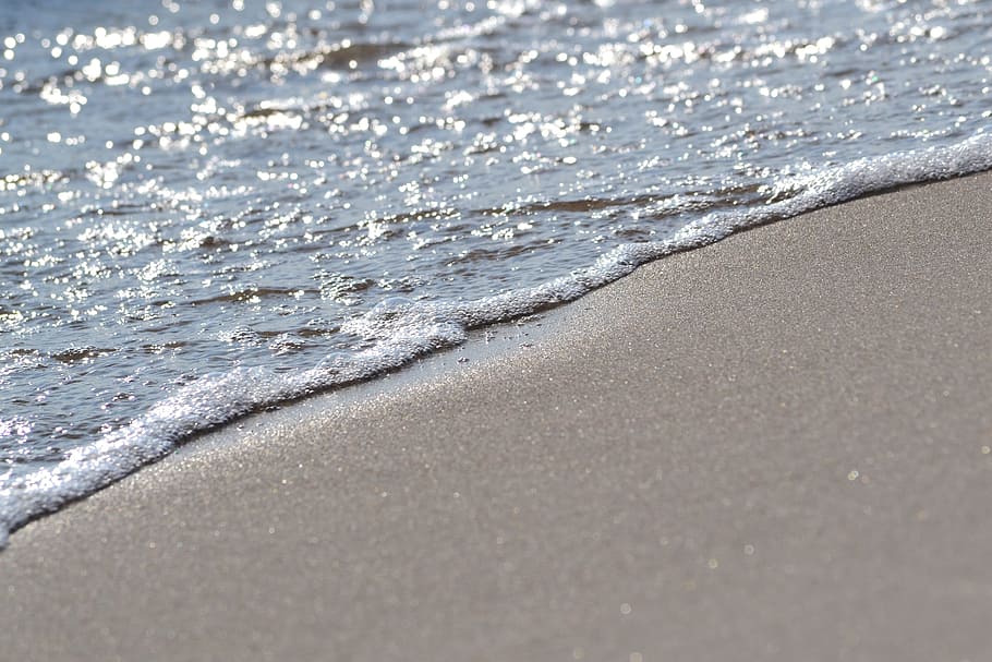 Wave, Beach, Sea, sand, nature, water, summer, coastline, no People HD wallpaper