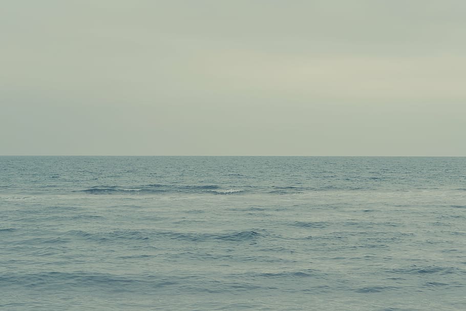 body of water, sea, ocean, wave, nature, horizon, sky, horizon over water HD wallpaper